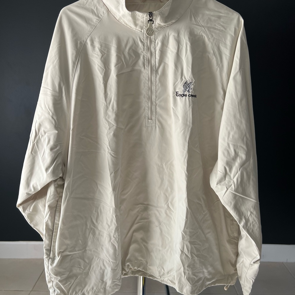 Eddie Bauer Cream Full-Zip Jacket